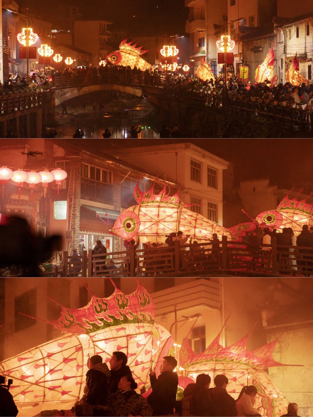 2024新年任务：一定看一次汪满田鱼灯❗️
