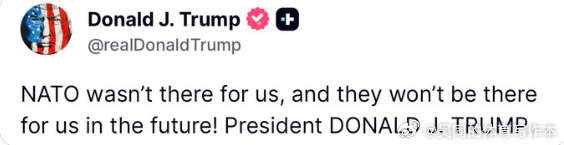 【黄金时代】北约毫无用处！川普总统：“北约过去没有帮助我们，将来也不会！唐纳德·
