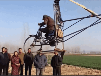 惊呆了！
这也能飞起来？