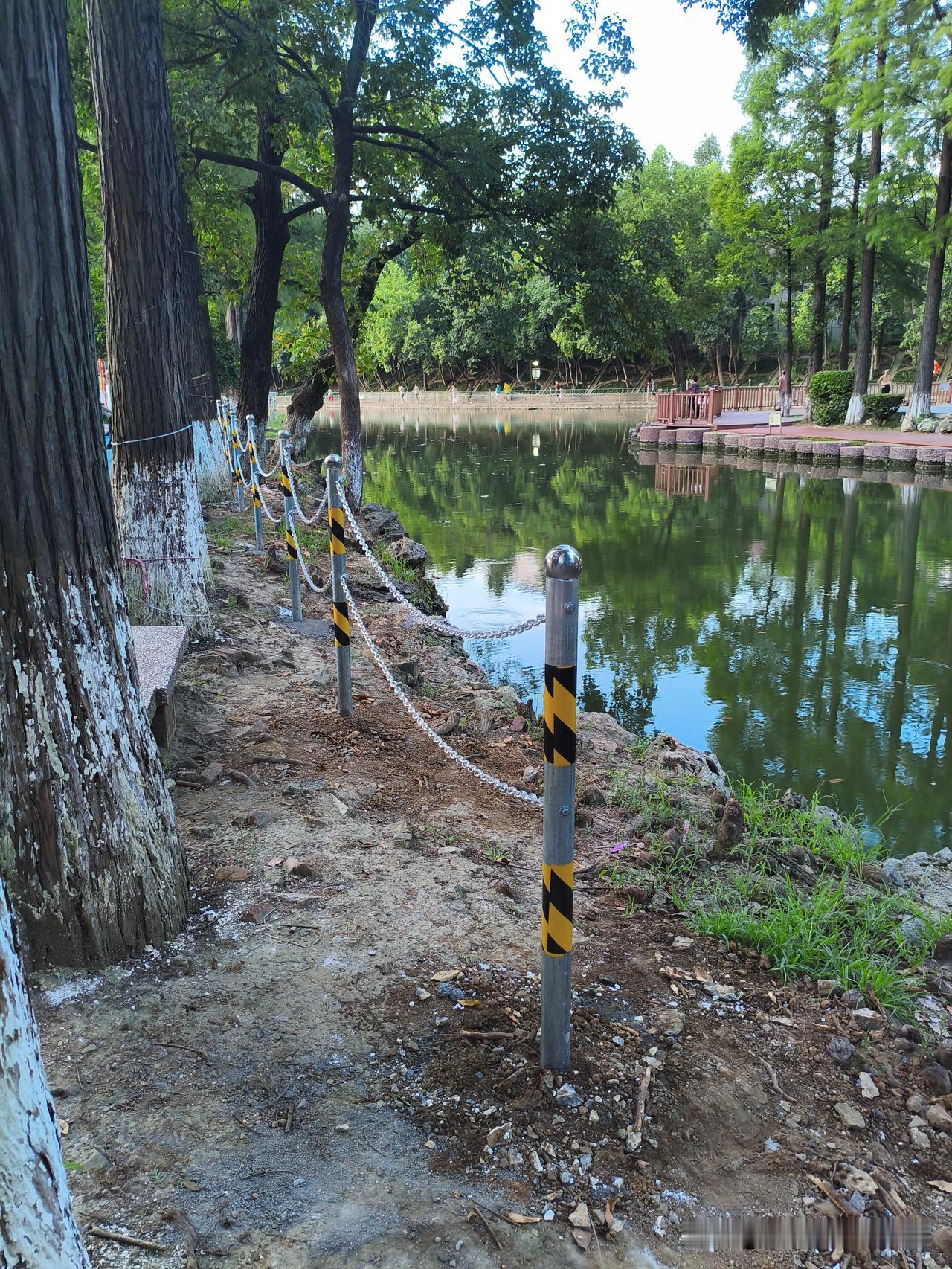 湖北应城，这两天热没去人民公园玩，今天一去还蛮惊讶的，没想到这公园速度这么快，一