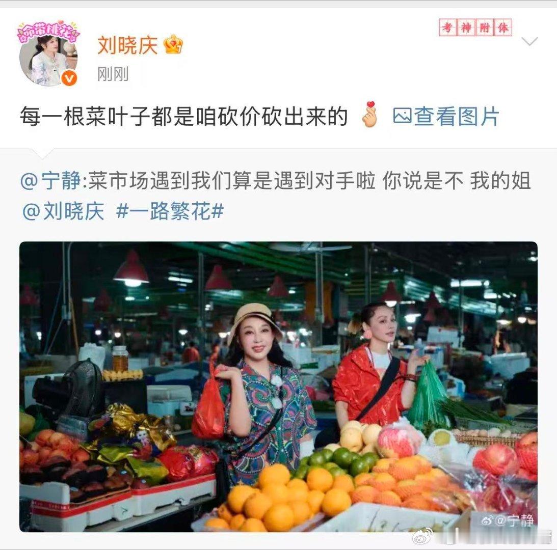 宁静刘晓庆的战场是菜市场一路繁花 两大“狠人”菜市场掀风云！宁静砍价带感，刘晓庆