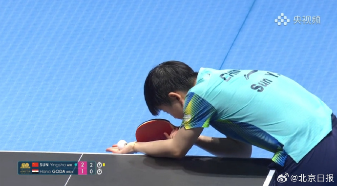 【孙颖莎说今天赢得非常不容易】孙颖莎说有很多总结的地方澳门世界杯女单1/4决赛，