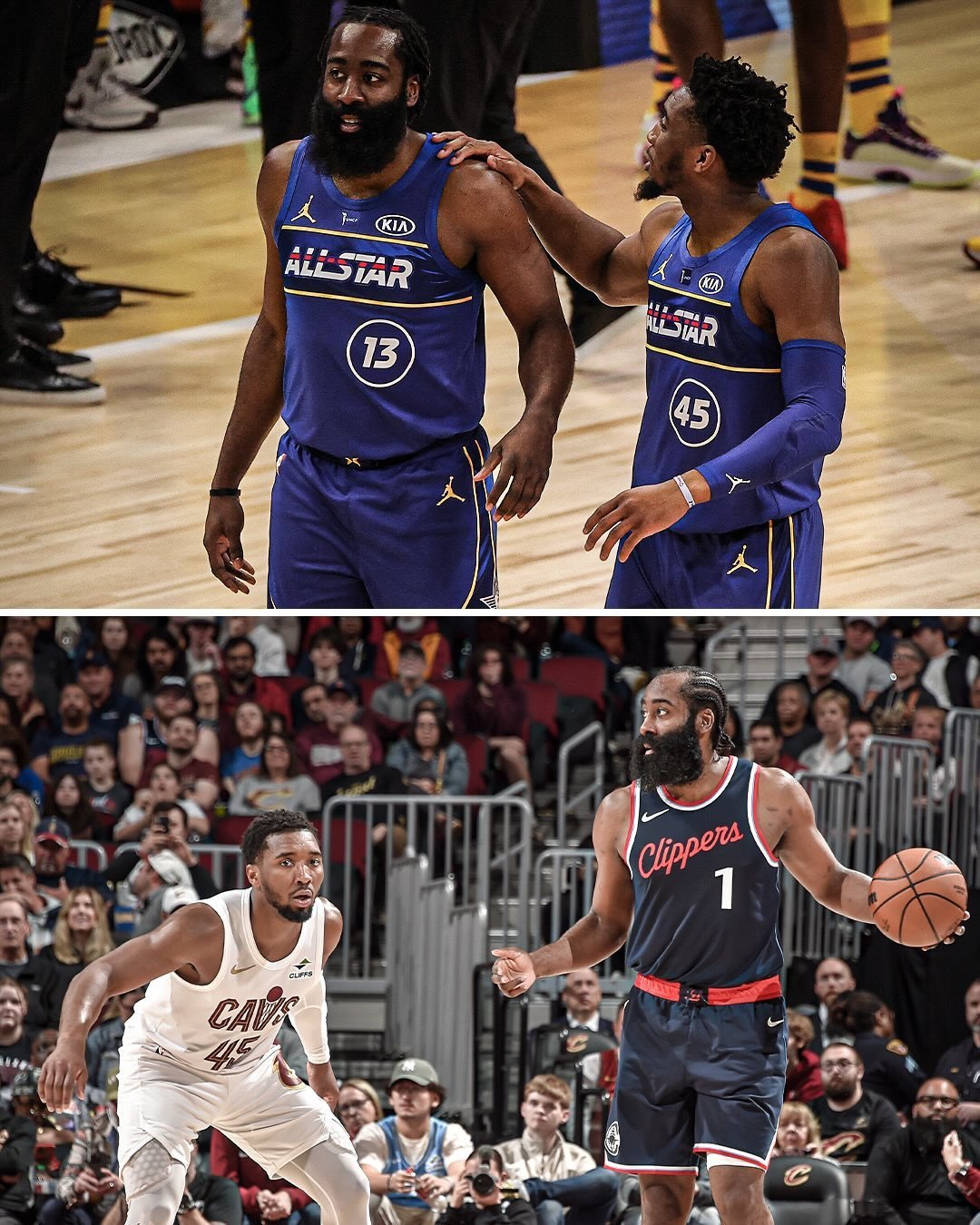 快船骑士交易哈登加盟骑士 著名记者Shams在一档节目中透露，哈登与米切尔已经联