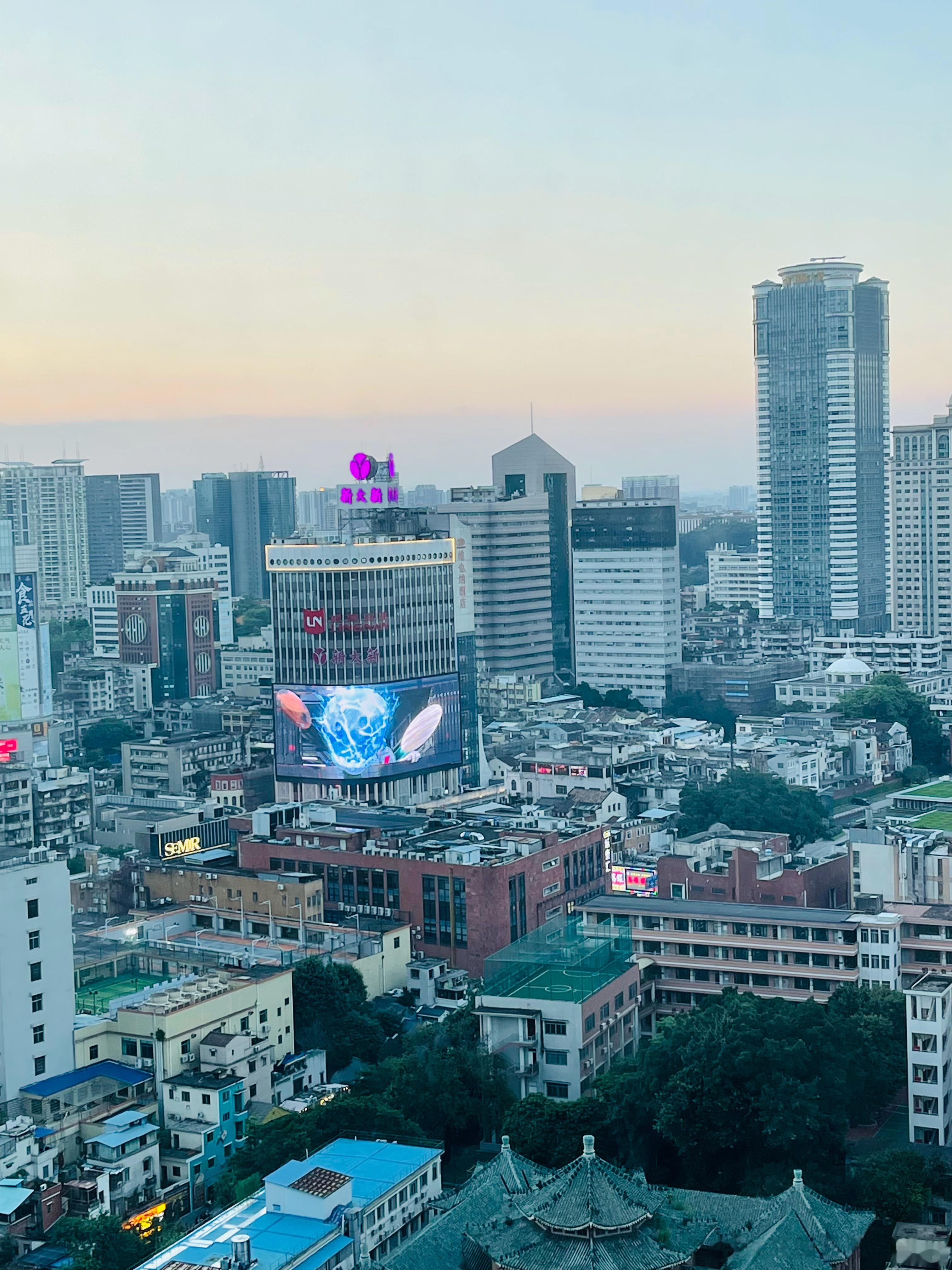 特意定了个至高点，因为能俯视看它[哈哈][哈哈][哈哈][哈哈][哈哈]  ​​