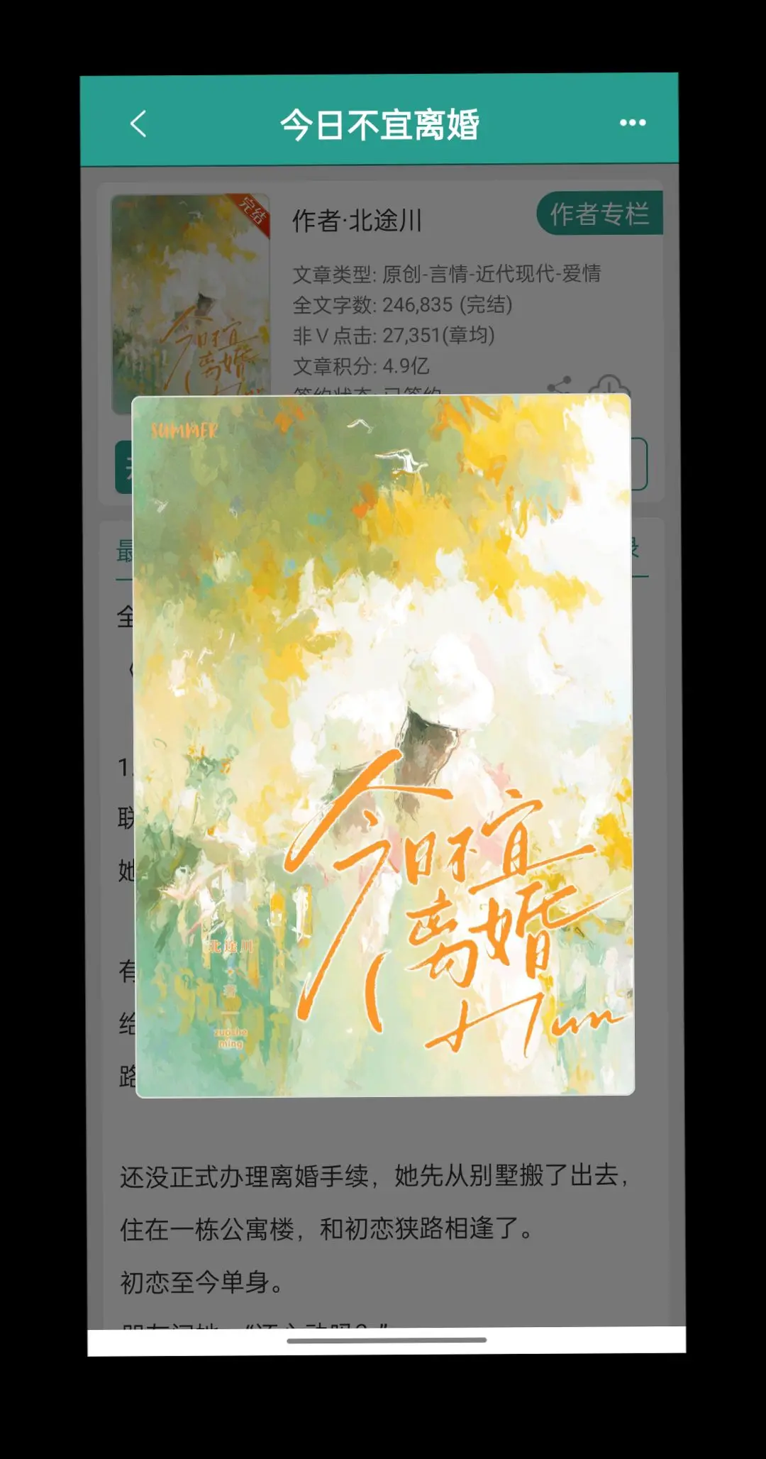 离婚 先婚后爱第二季 已完结 后续 现言