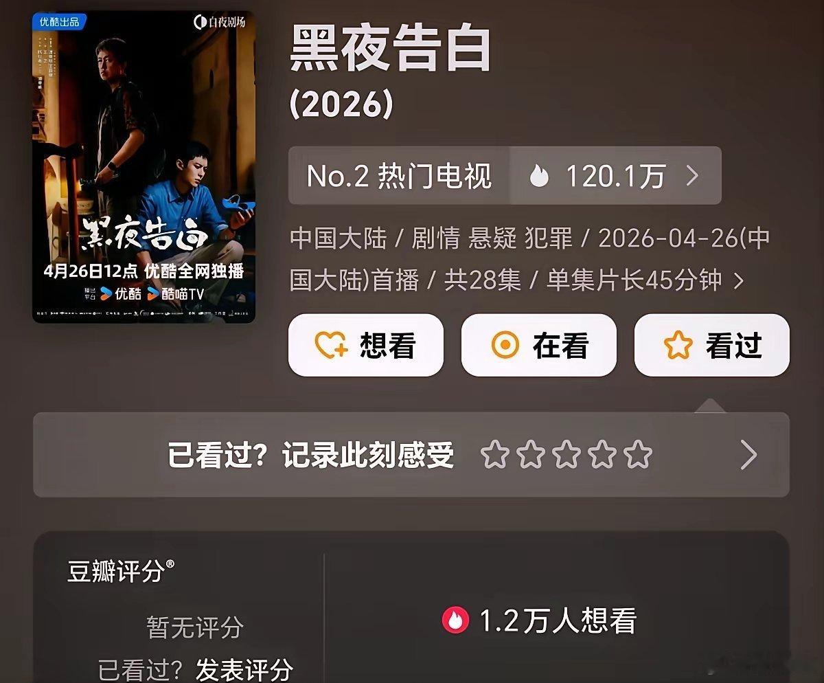 前后就差一天播出的《佳偶天成》跟《黑夜告白》两部剧，为什么热度相差那么大？一部热
