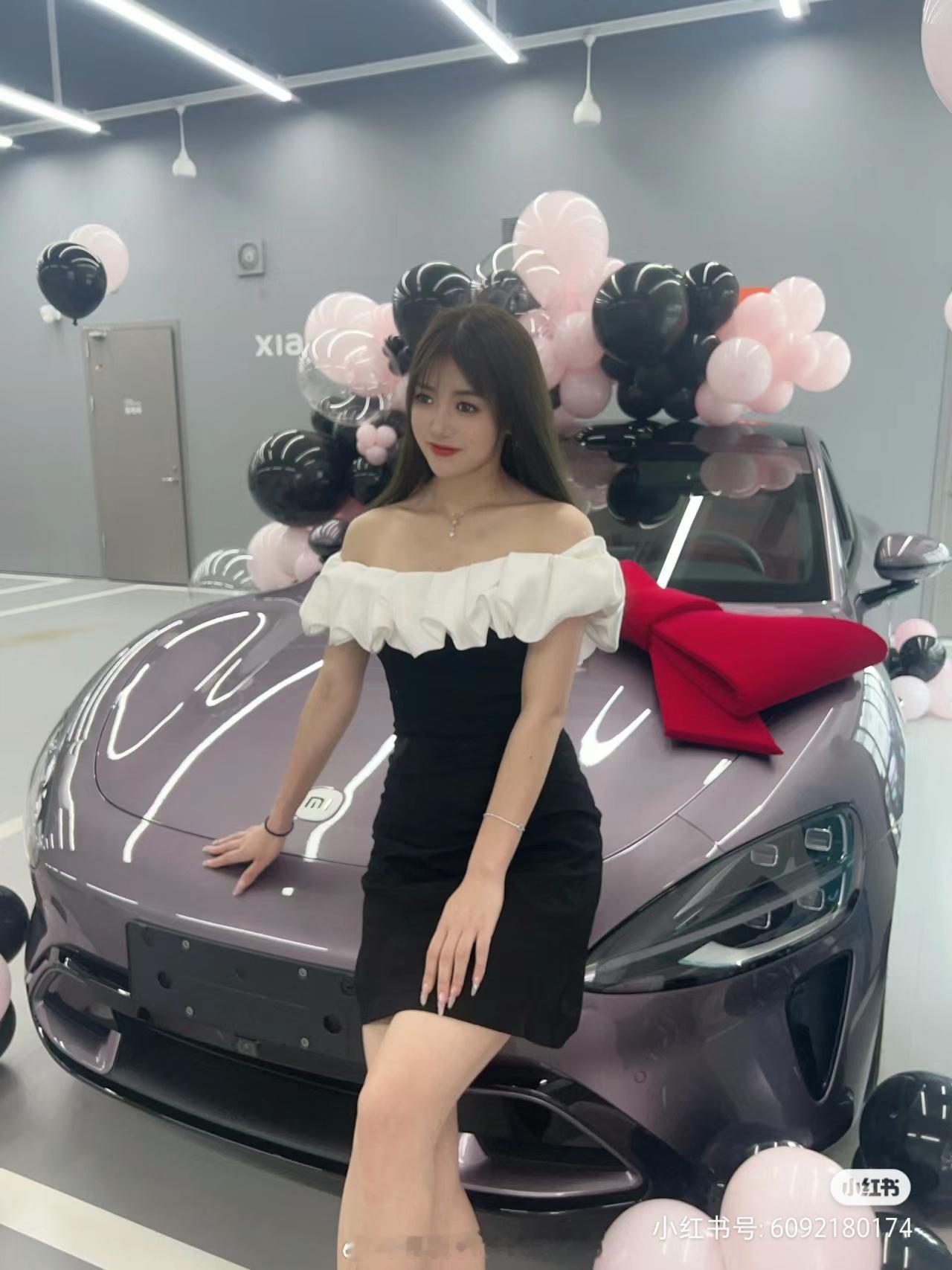 #小米su7[超话]#广东小姐姐提车 ​​​