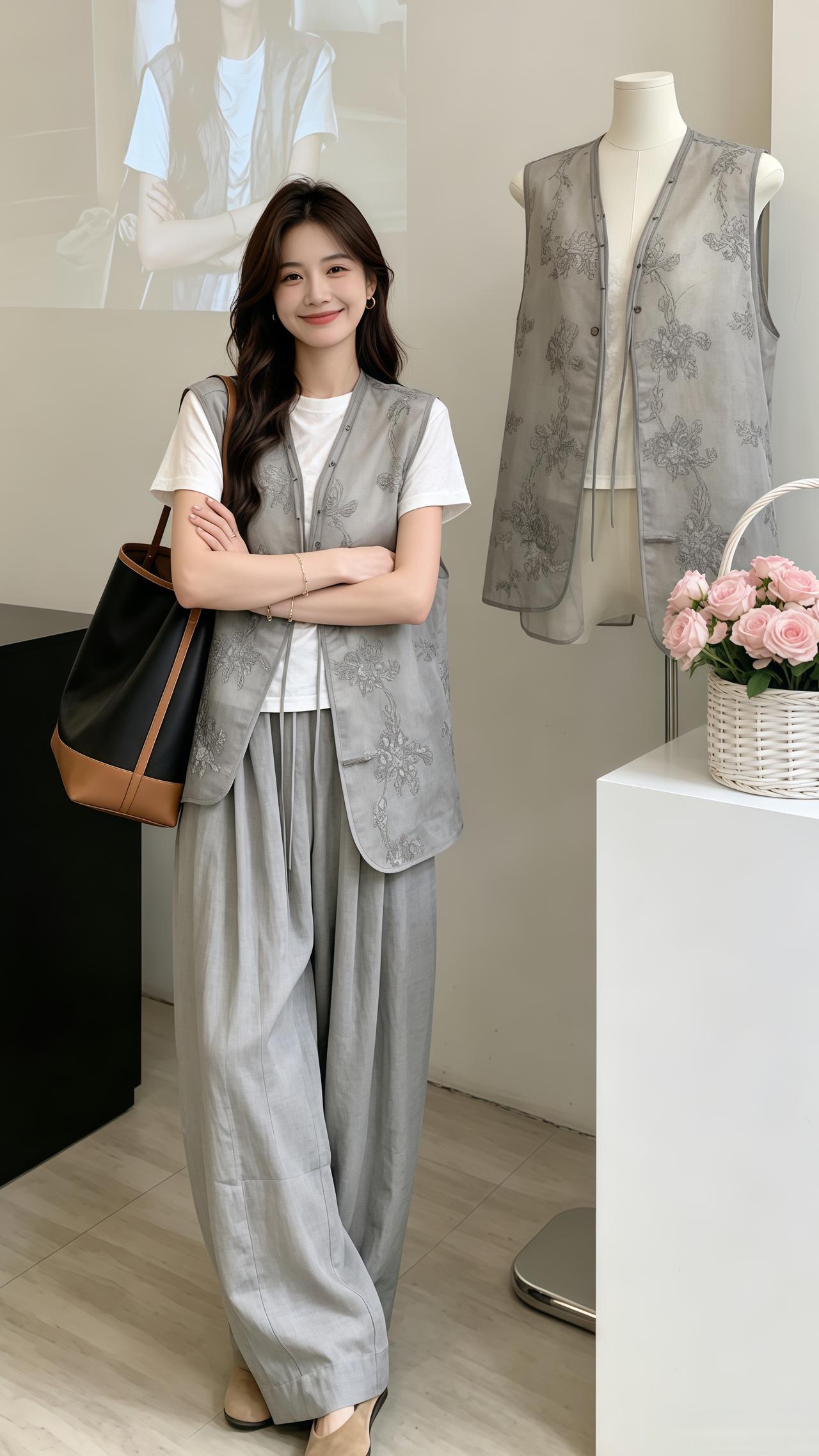 松弛慵懒风穿搭套装 温柔穿搭拿捏大小姐范儿 高知女性穿搭 高智感通勤穿搭还得是我