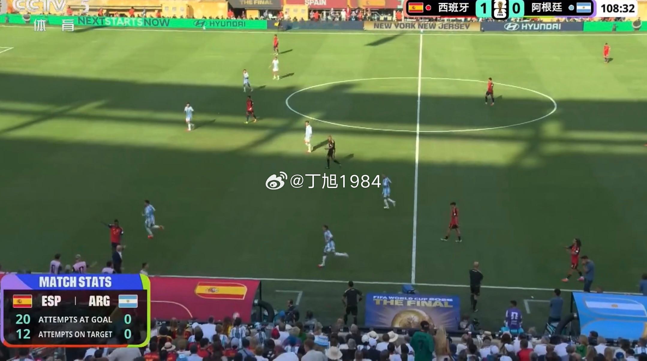 保送队🇦🇷 这回怎么说？西班牙vs阿根廷恩佐两黄变一红西班牙加时赛领先阿根廷