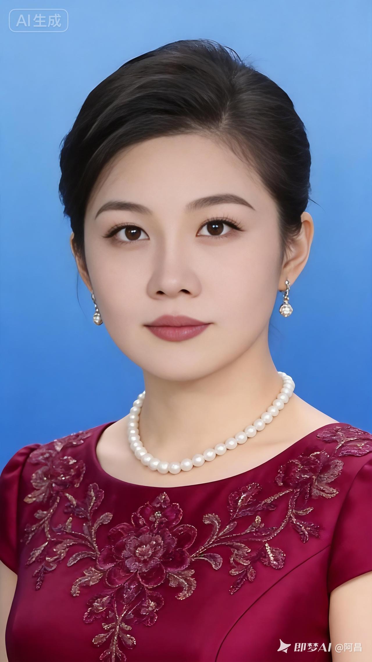 优雅珍珠项链，搭配精致刺绣礼服，尽显高贵气质！