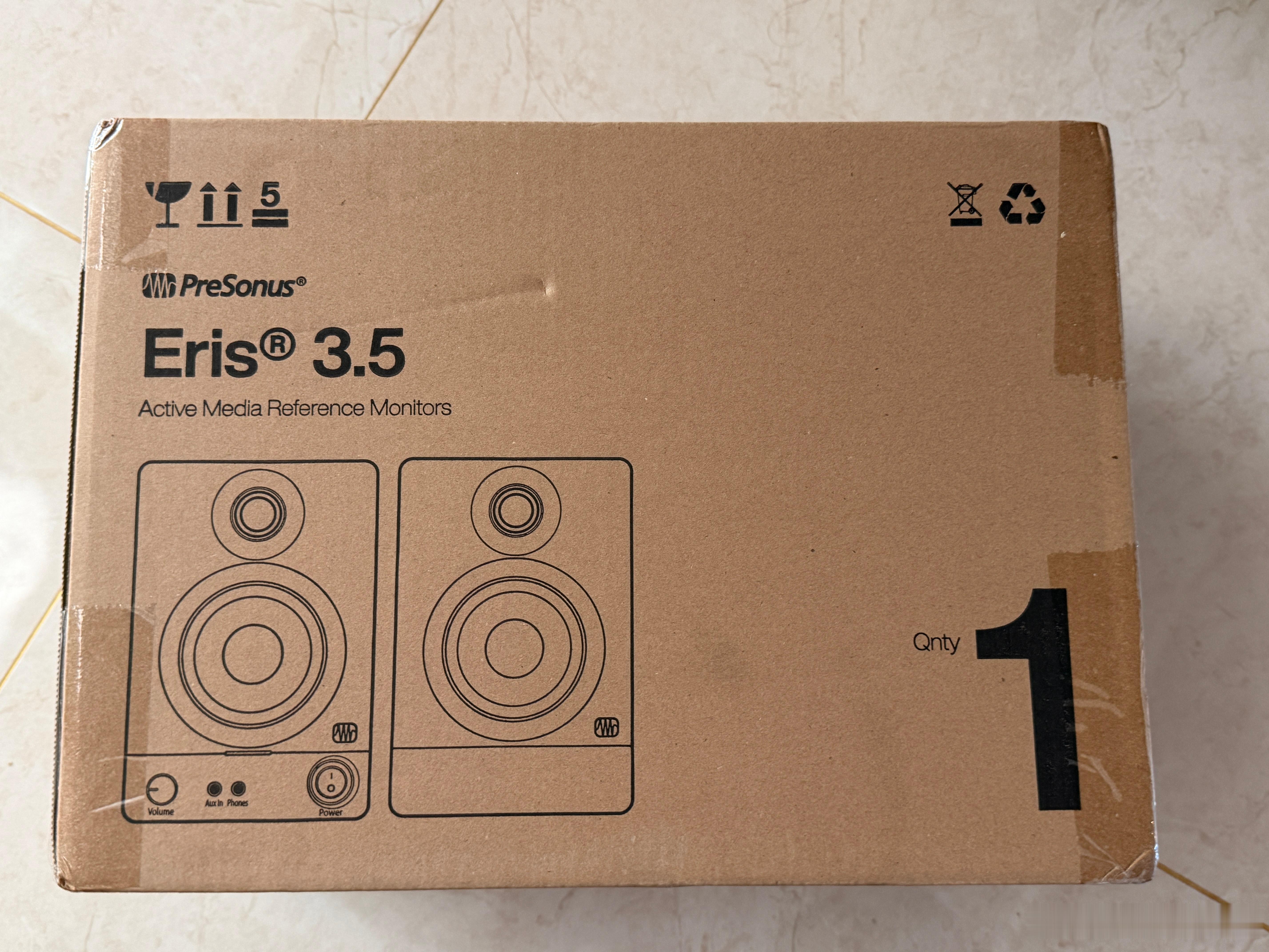 你们618买了什么？我618入了一个PreSouns ERIS 3.5监听音箱，