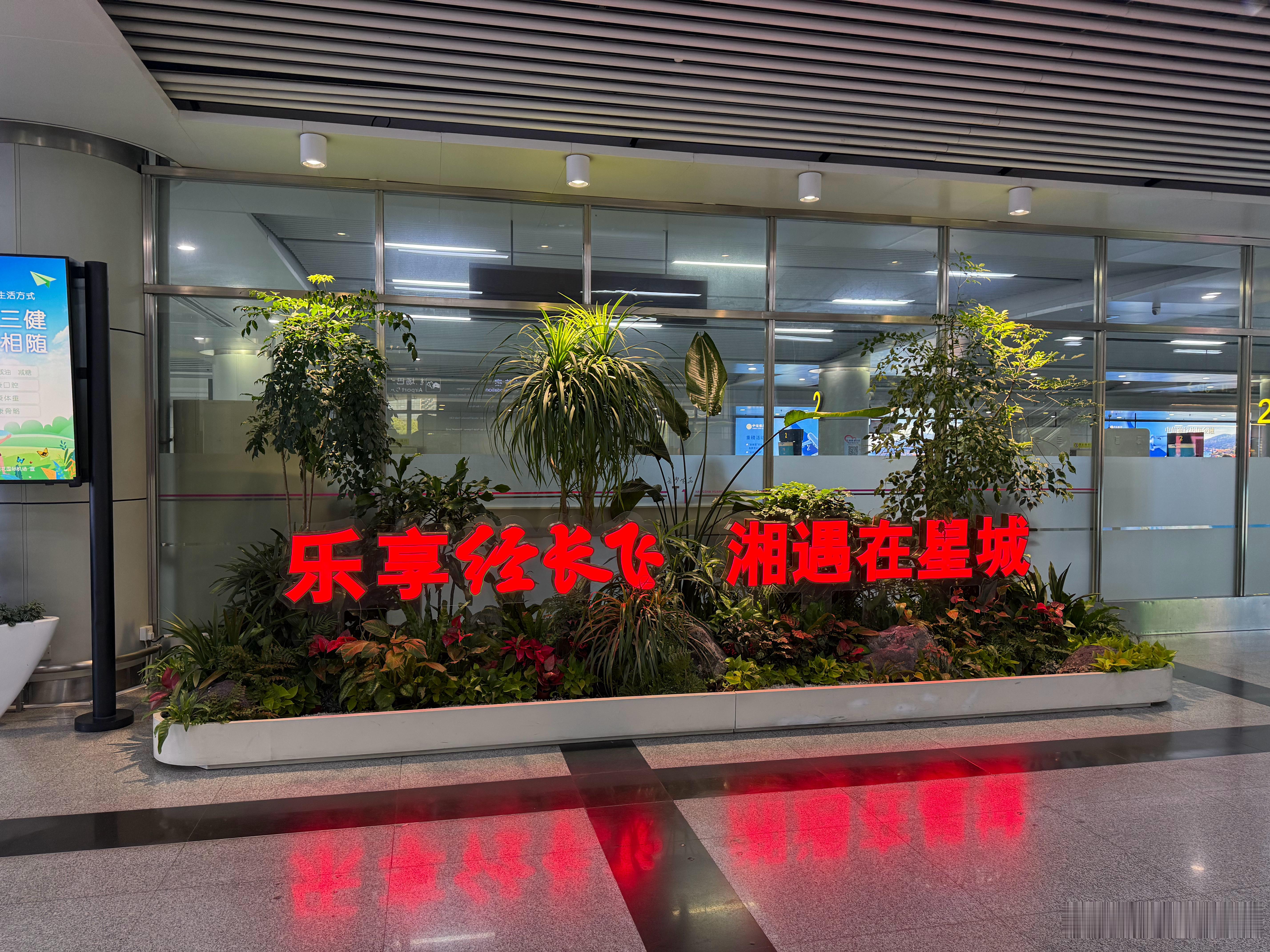 在长沙黄花机场等人。 长沙·长沙黄花国际机场T1航站楼(国内到达)