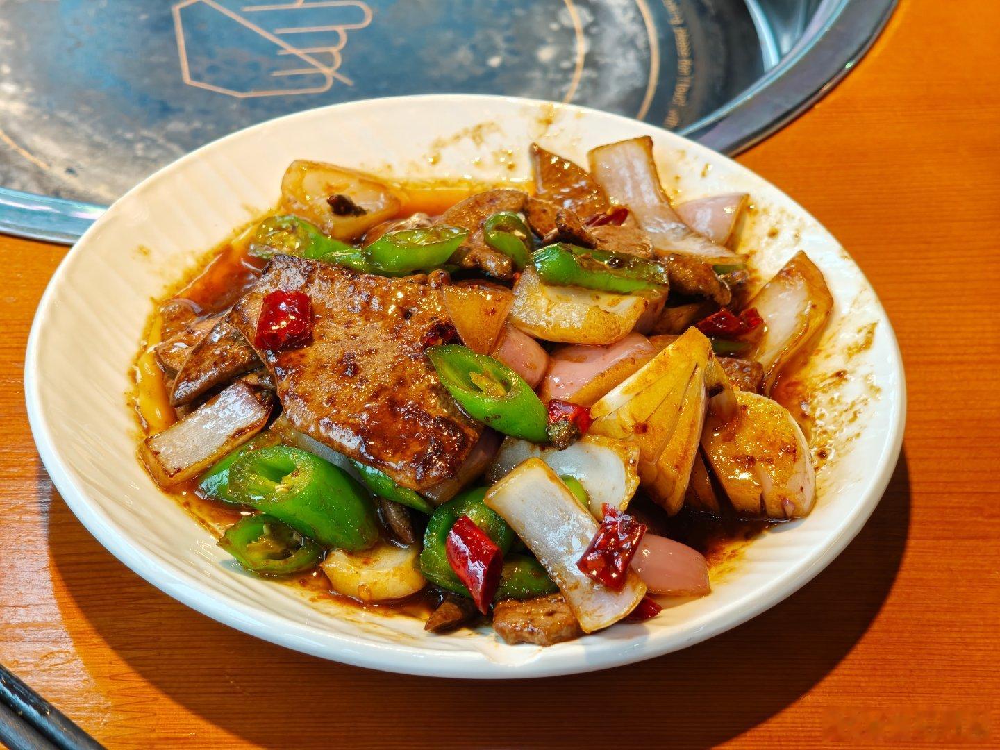 终于吃点啥呢？爆炒猪肝(^🐽^) 