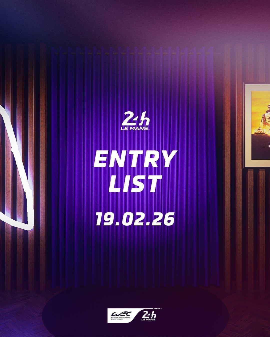 马年的大年初三，也是第94届勒芒24小时耐力赛参赛名单揭晓的日子~📅 24 H