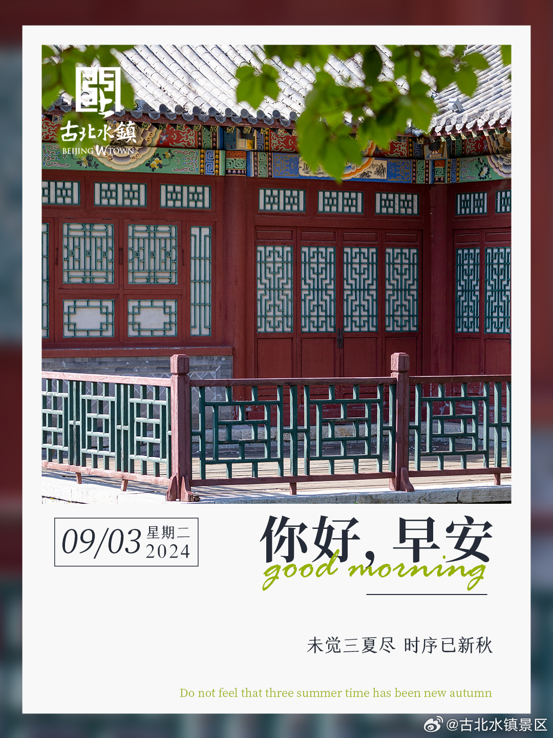 未觉三夏尽 时序已新秋早安，宝子们~ #打卡课本里的大美中国# ​​​