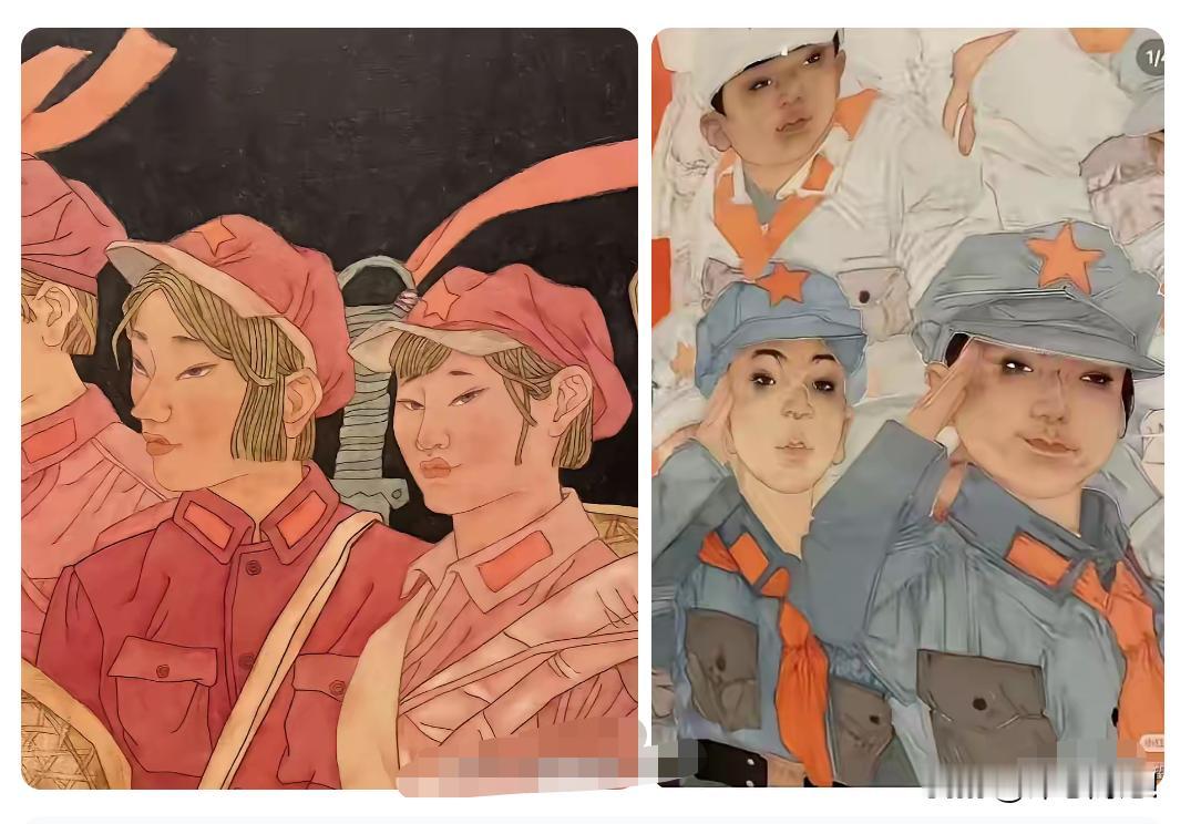 丑化革命先烈为哪般？
刘祥鹏，拥有清华美院博士学历，这个所谓画家，扭曲画风，丑化