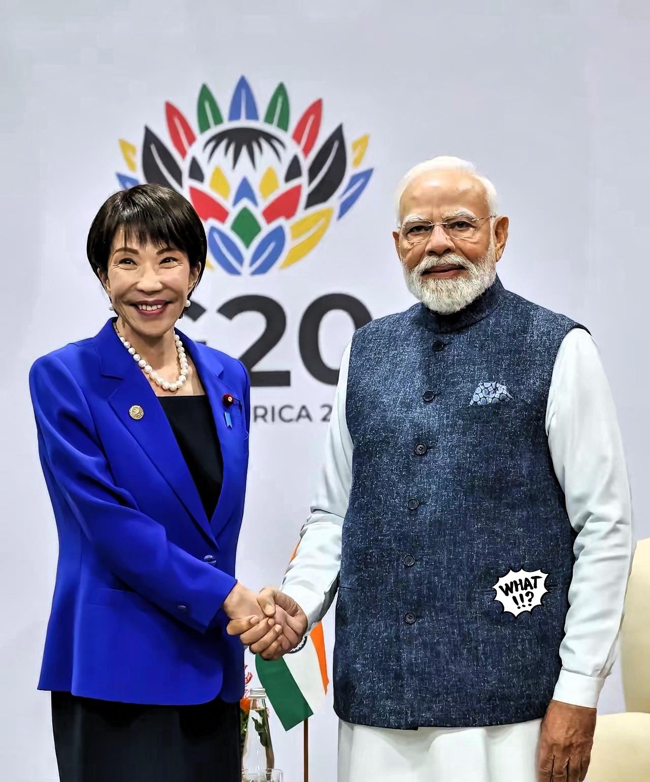 印度消息，

印度总理莫迪11月23日发文说：“我与日本首相高市早苗举行了富有成