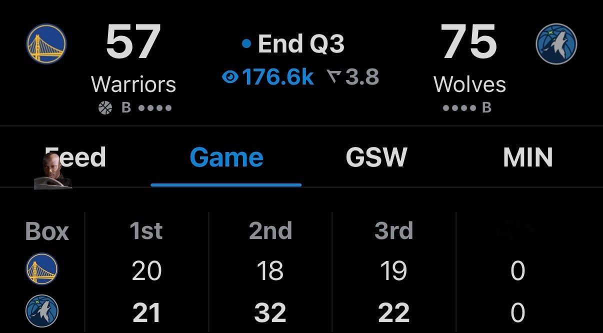 三节结束才得了57分