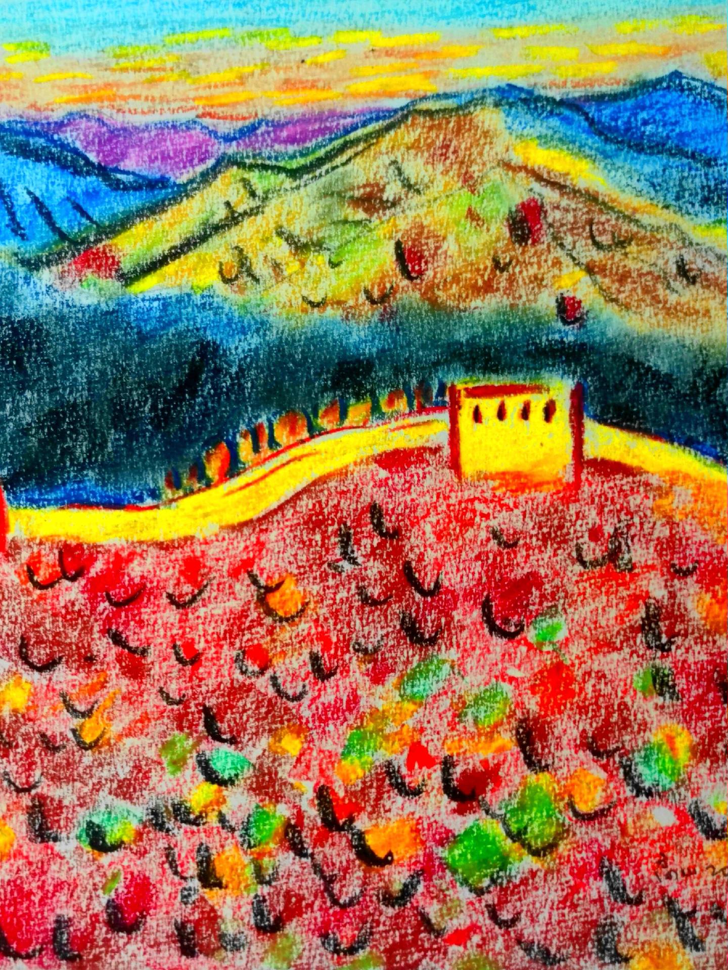 鸳鸯楼影入画中   不谈情爱不随风。陈家堡上堡7号敌台(怀来17号敌台...