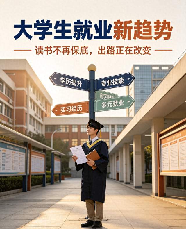 现在大学生就业的残酷真相：读书不再保底，普通人出路已悄悄改变