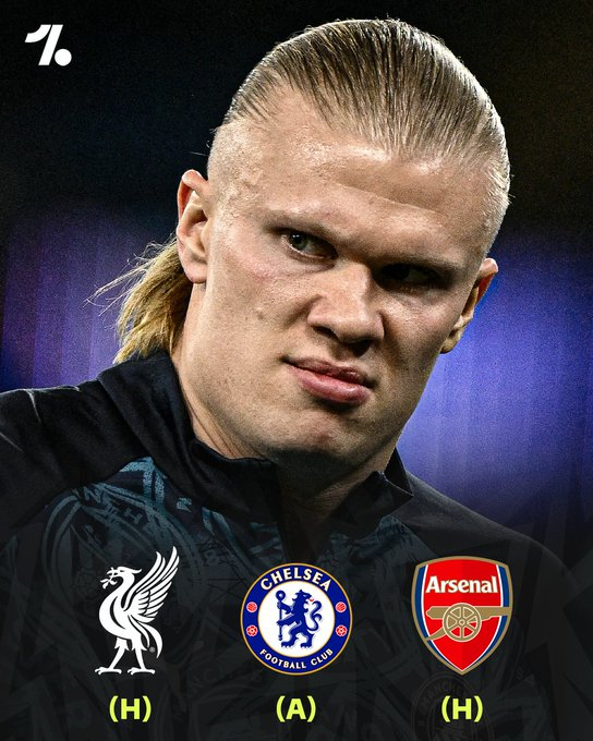 国际比赛日后的前三场比赛，曼城将陷入一片混乱…… 