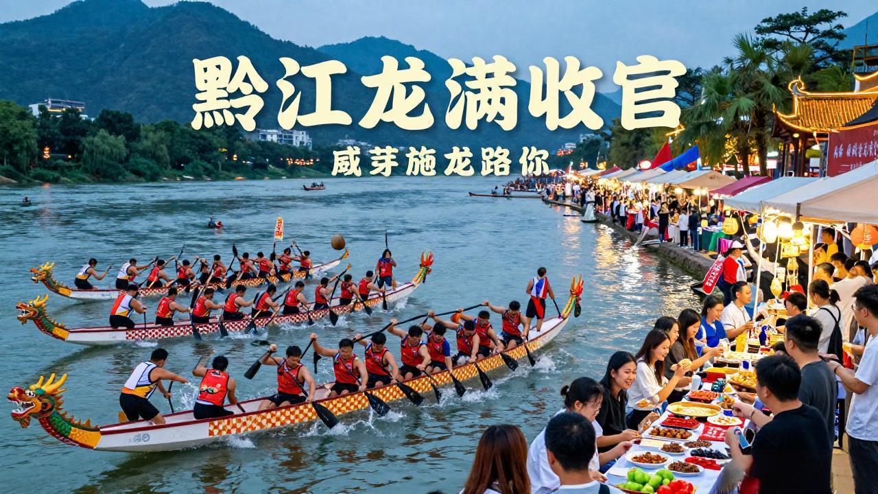 桨声落热度涨！黔江龙舟赛收官，文体旅“一条龙”玩出圈

两天阿蓬江逐浪的鼓点刚歇