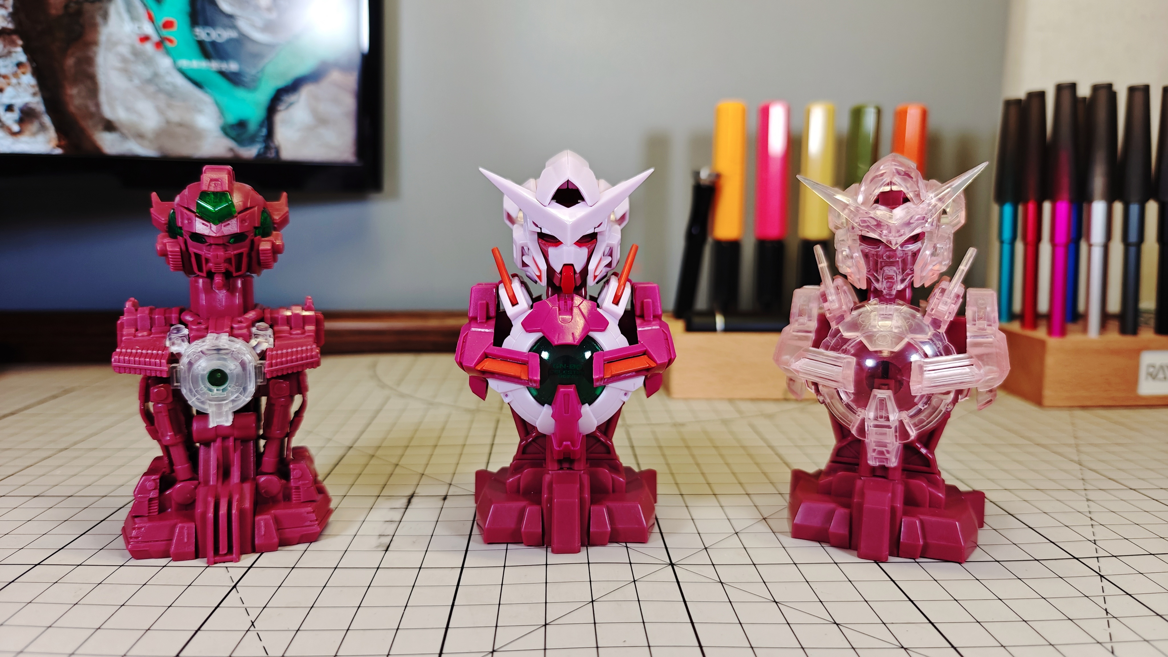 Mechanical Bust三红能天使快餐扭蛋，作为桌面摆件是不错的选择常规装