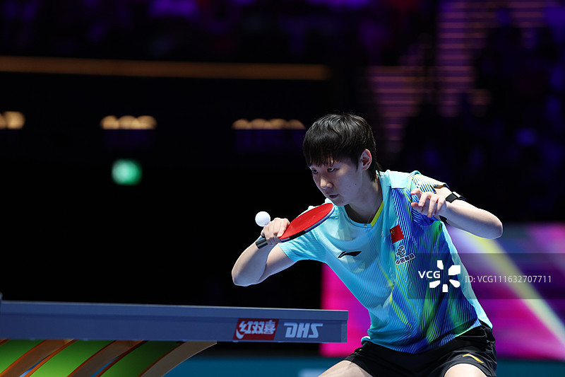 王曼昱谈轮换发球法260404澳门世界杯1/4决赛 | VCG王曼昱比赛打到数板