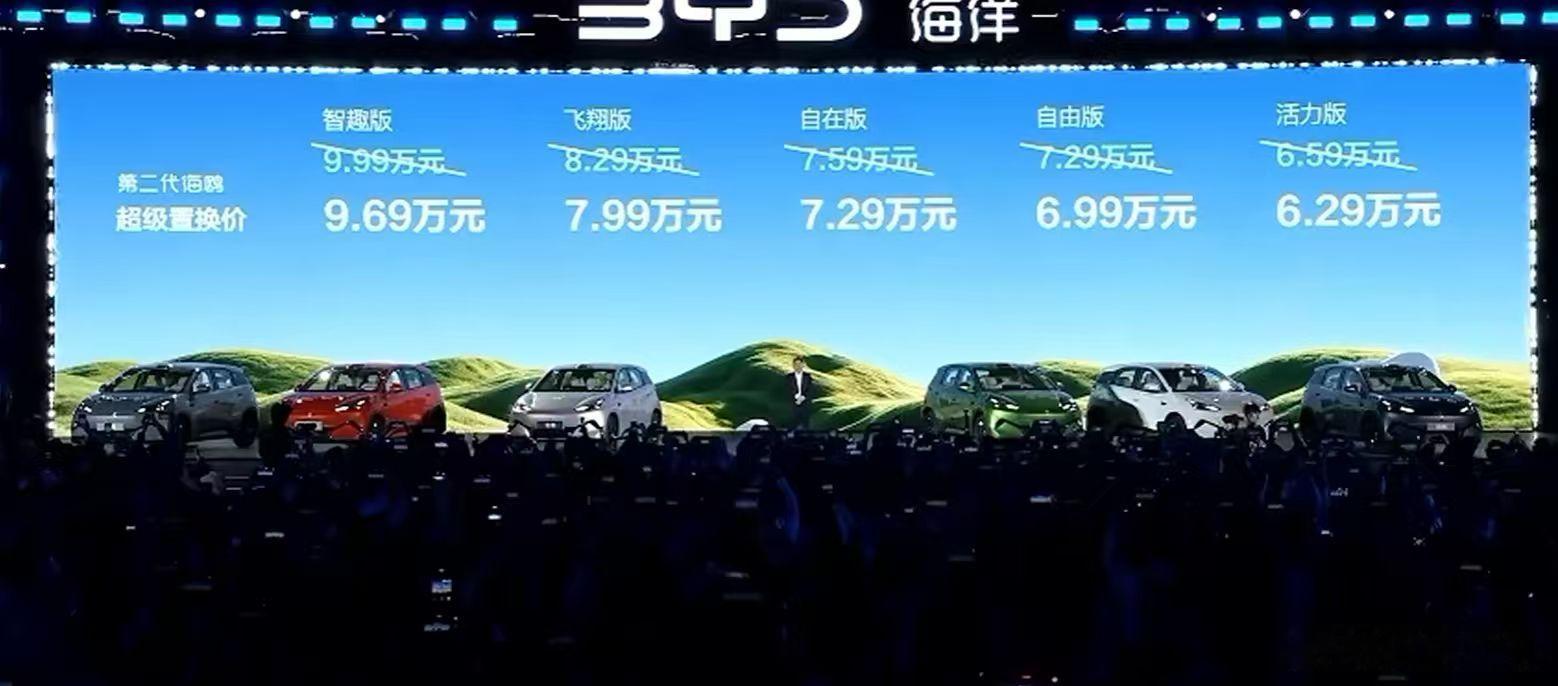 从国民代步到技术平权：第二代海鸥上市，6.59万元起重塑A0级价值标杆比亚迪第二