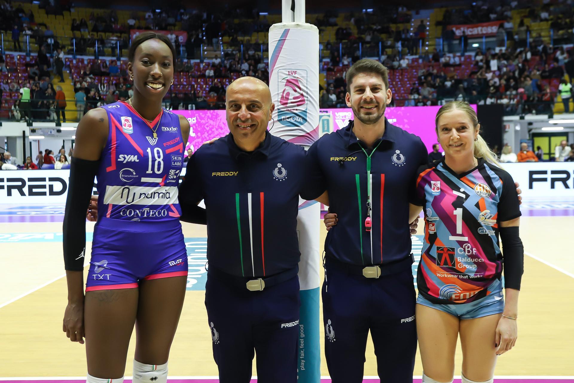 【技术统计】2025-2026意大利女排甲级联赛常规赛第5轮米兰3-0马切拉塔（