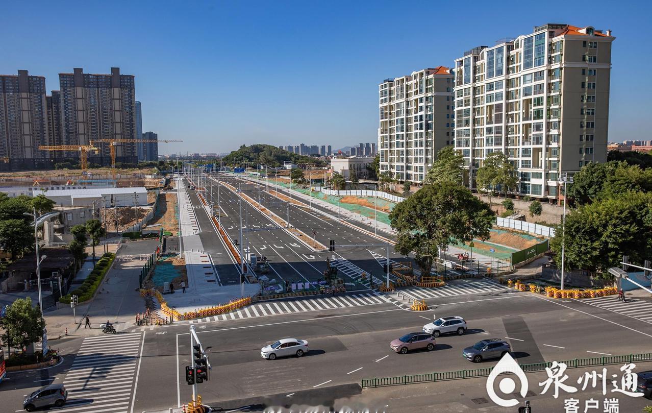 【打通断头路瓶颈！泉州这条路已基本完工】 11月14日，来自泉州城建集团的消息称