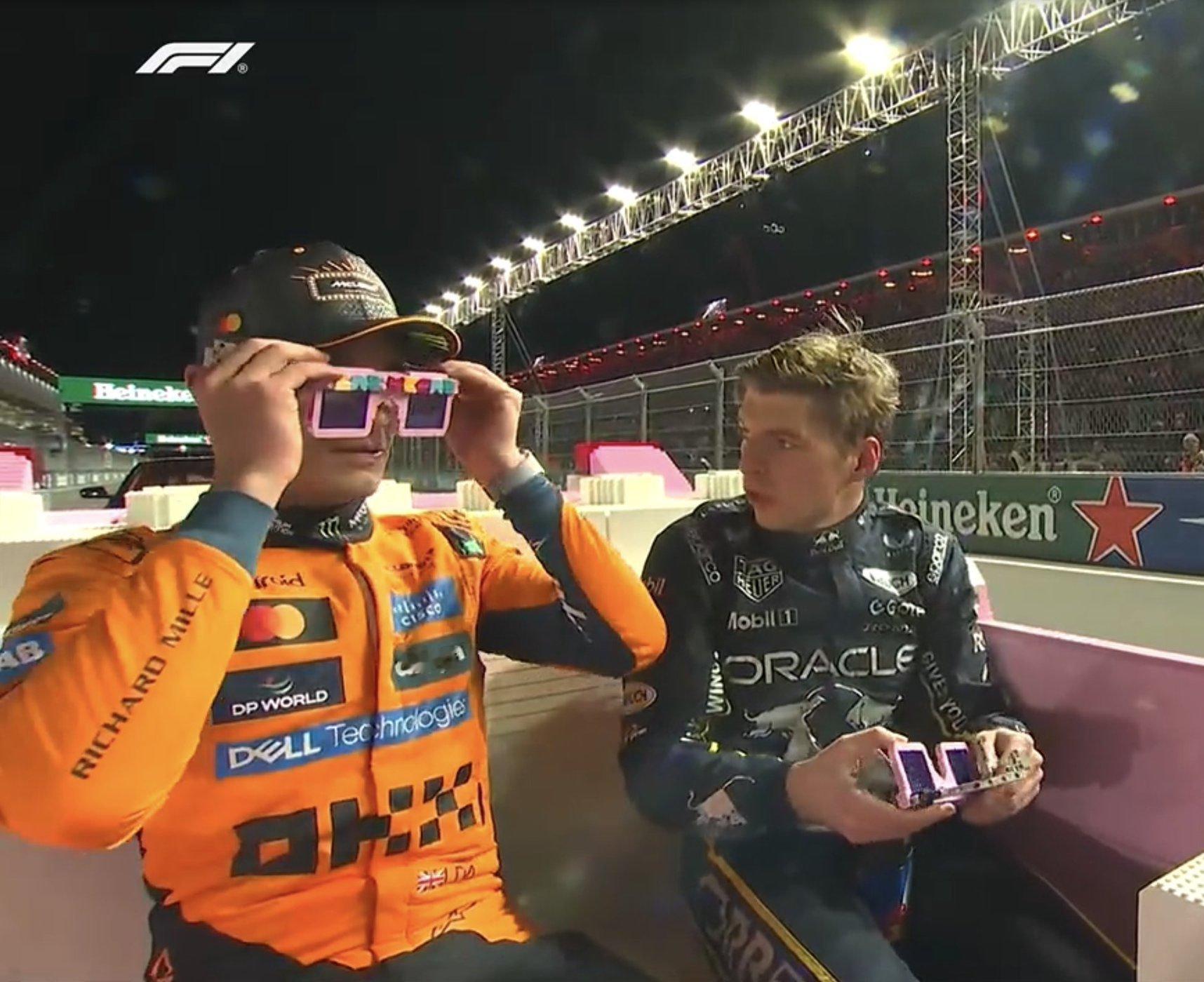 诺里斯取得拉斯维加斯站亚军，扩大了积分榜领先优势至30分，下周将迎来冠军点。诺里