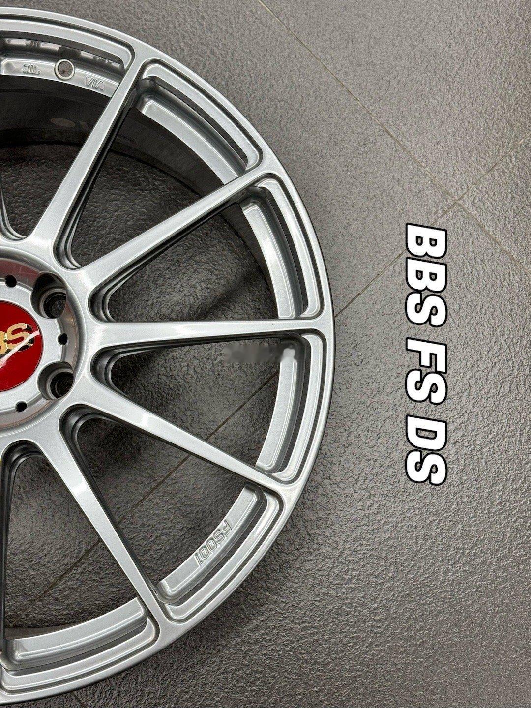 心情件：日本进口 BBS FS DS银 数据：19寸 8.5J ET42 5×1