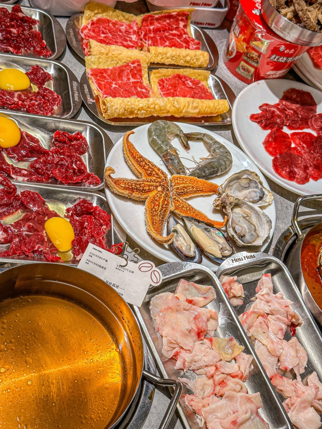 咖啡☕️🐮牛肉火锅？？还是两位数自助！！