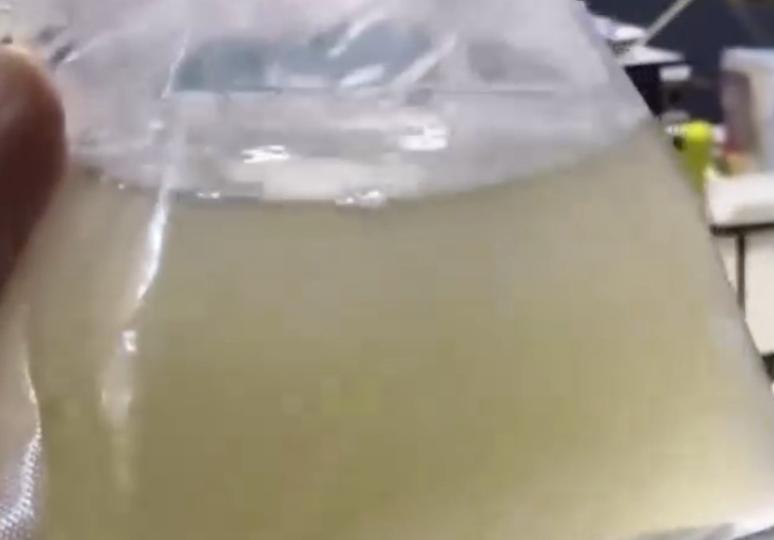 在网上买了50条观赏鱼，但商家怕鱼冻死，就在水里放了加热包，结果把鱼都煮熟了，再