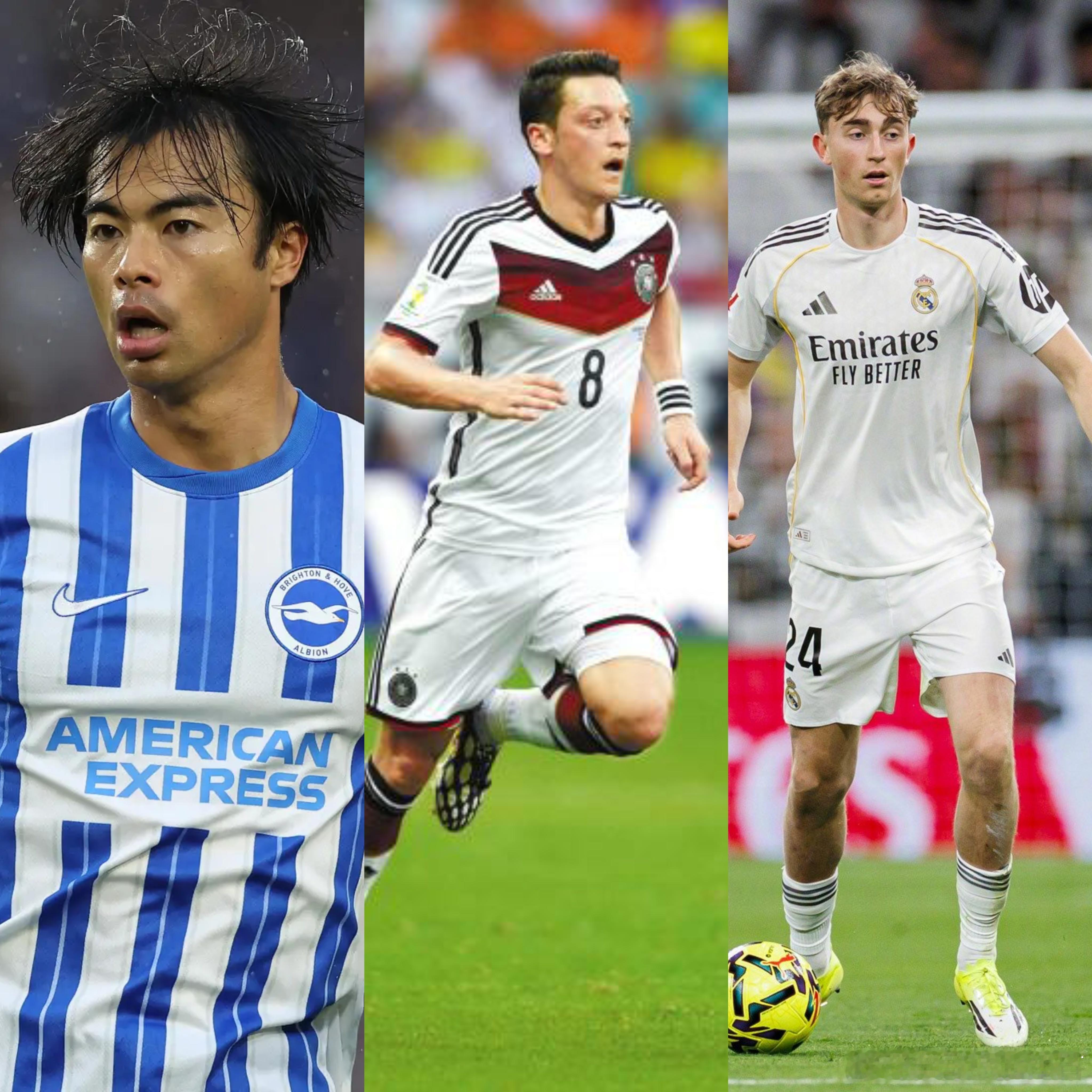 三名辱华球员:三苫熏、厄齐尔、赫伊森。 