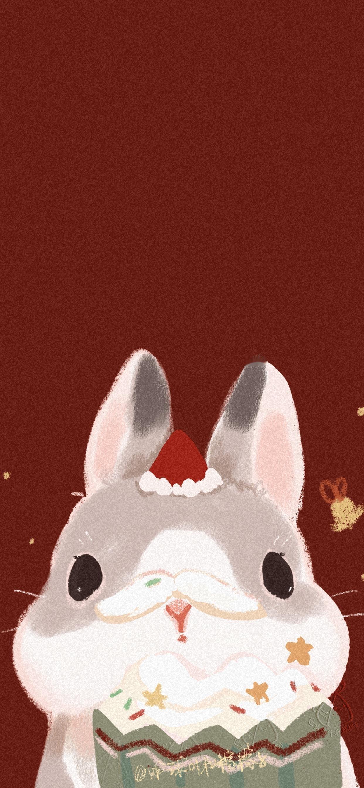可爱兔兔插画 ​​​