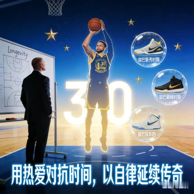 传奇背后皆自律！基德盛赞库里超长巅峰，极致坚守才是超巨的终极答案
 
巅峰从非偶