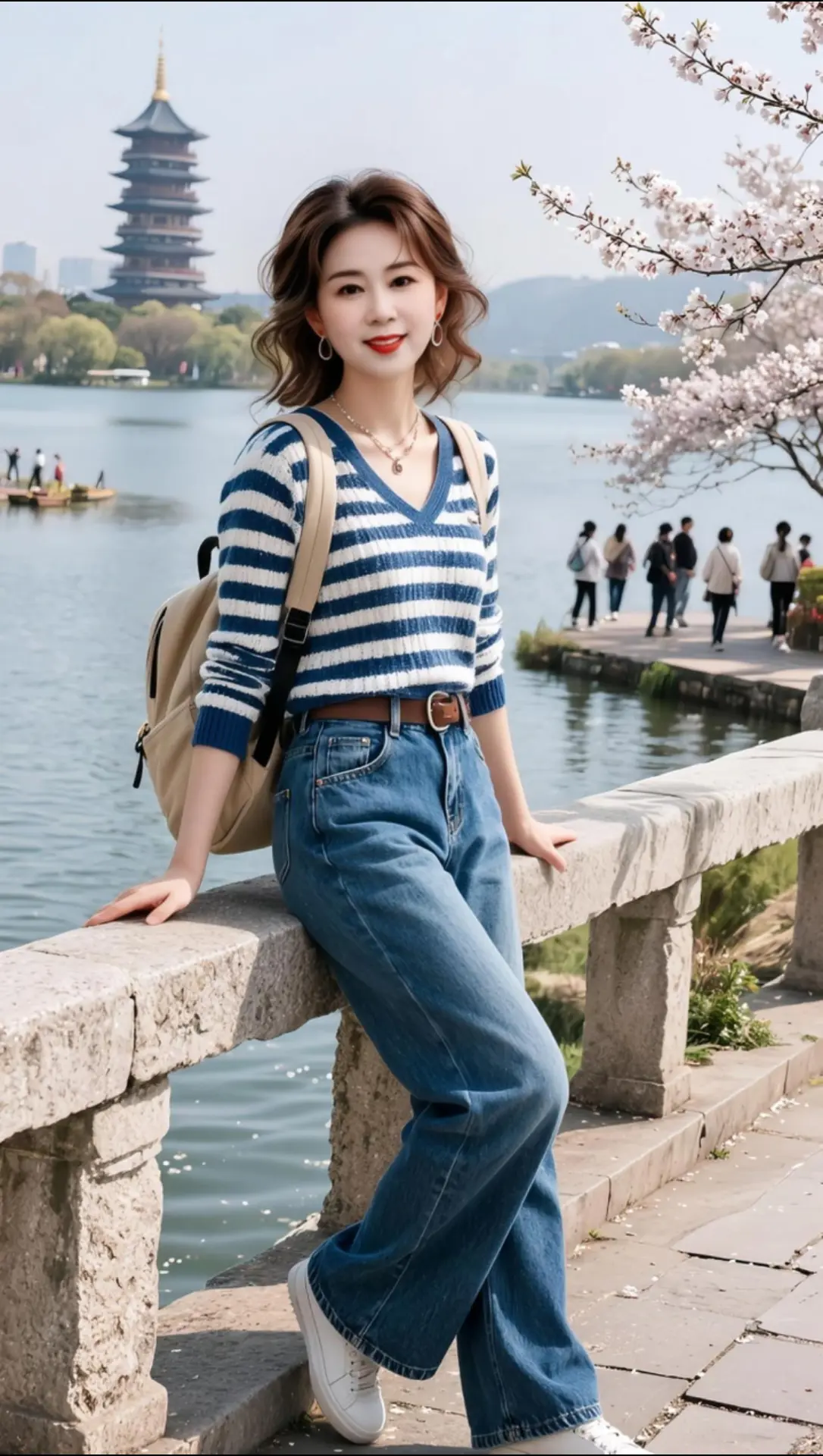 AI湖畔生活照 随变ai随便玩