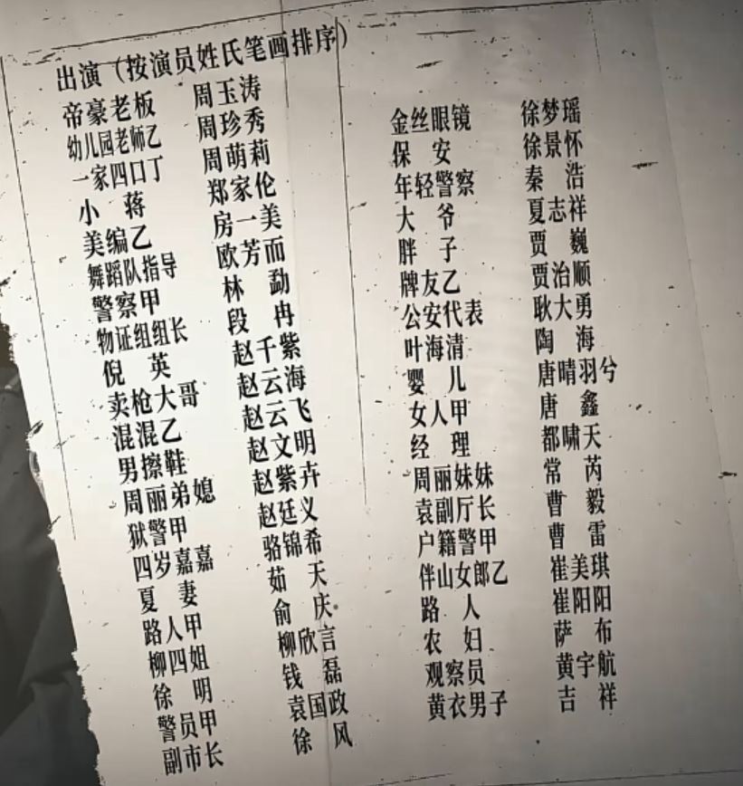 《悬案（2026）》，演员表里有个“婴儿”扮演者，这名字起得。 