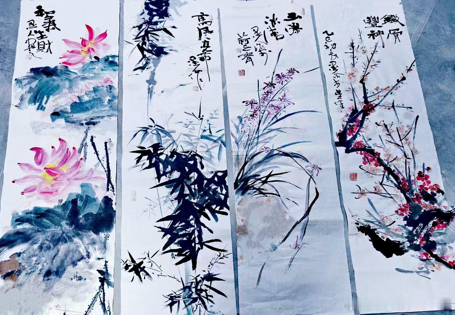 名家作品友情代理推荐分享【陈竞】武大研究员兼职教授。中国名家书画协国画艺委会主任