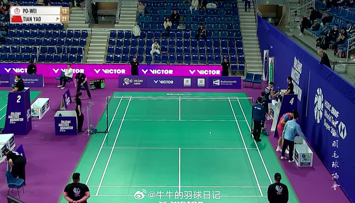 2026年奥尔良羽毛球大师赛 男单 1/8赛 王柏崴 13-21 董天尧 