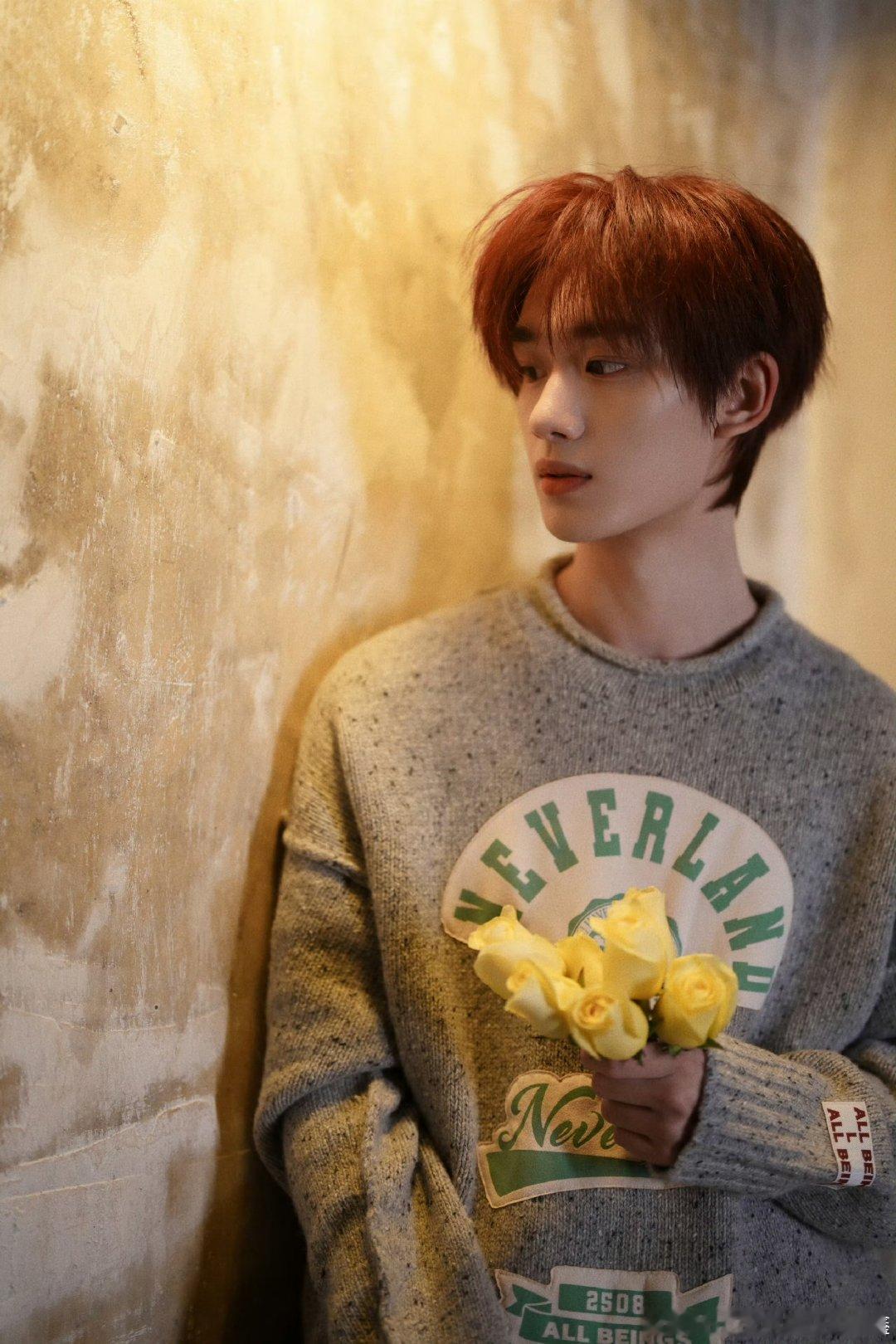 丁程鑫冬天的玫瑰 丁程鑫红发冬天的玫瑰丁程鑫红发太帅了 