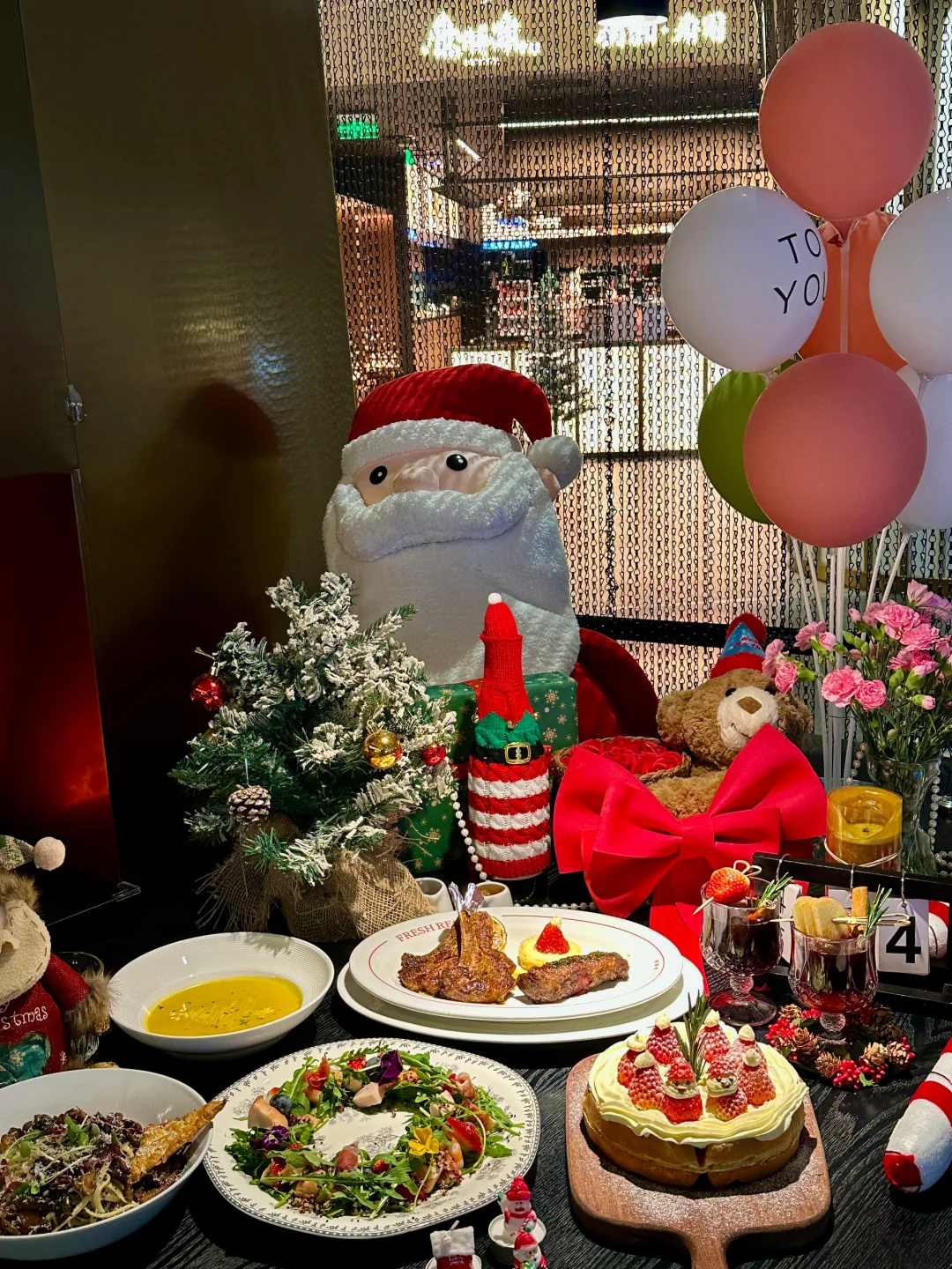 武汉！光谷！圣诞漂亮饭+1+1+1+1。。。