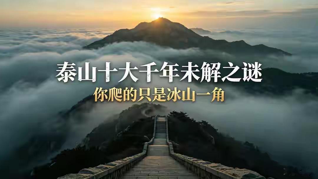 登过泰山的人99%都没留意，这里藏着十大千年未解之谜：玉皇顶无字碑立主至今无实据