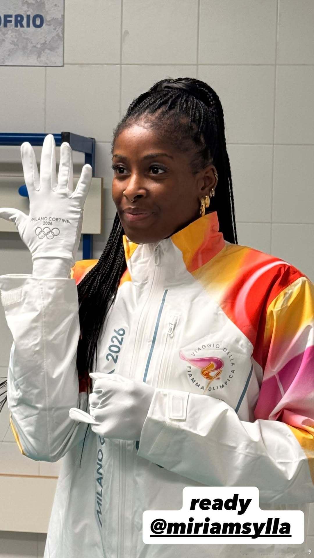 📸 米里亚姆·塞拉📌 西拉将成为2026年米兰-科尔蒂纳冬奥会火炬传递的火炬