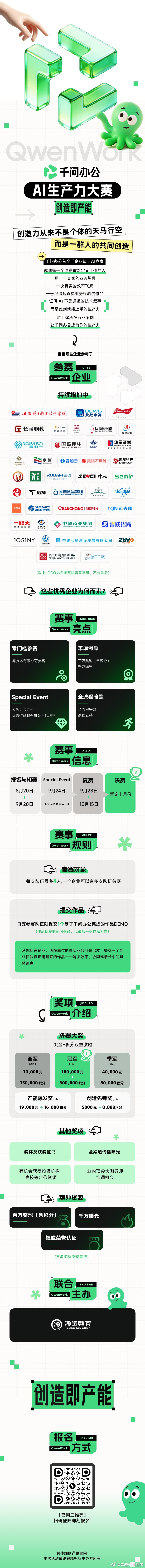 企业级 AI 大赛终于真正落地实战，千问办公把 AI 办公创新从抽象的概念口号，