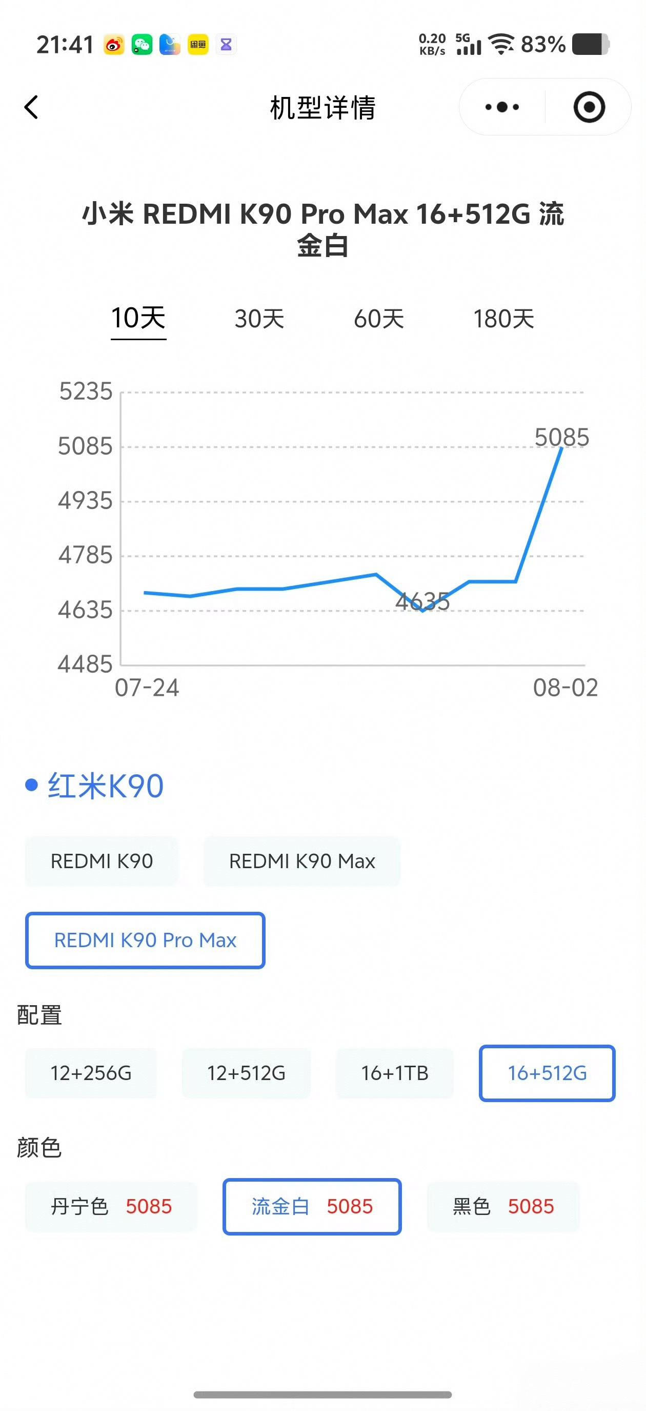 618的时候有人3600买了一批16+512的红米K90promax
如果现在出
