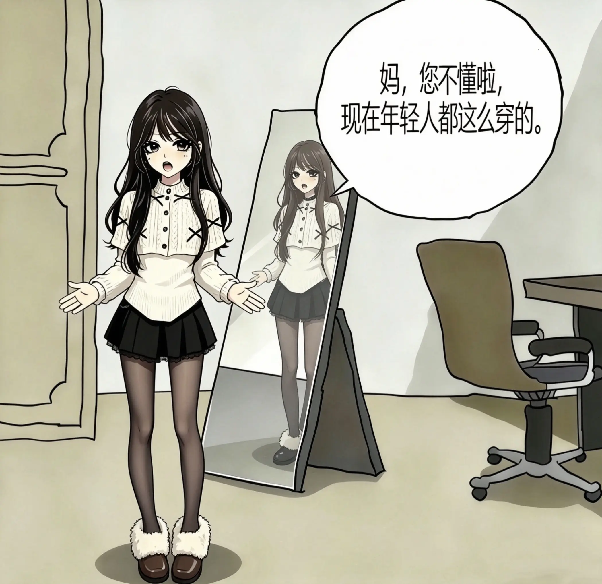 妈 您不懂 现在的年轻人都这么穿