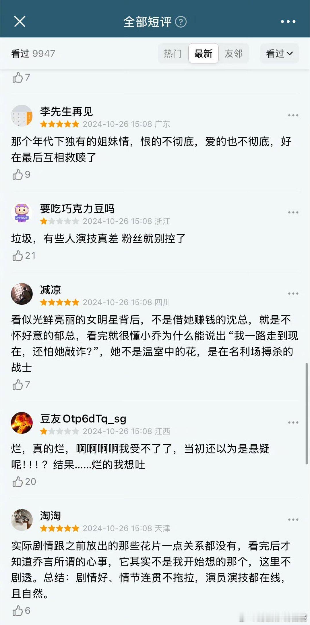 赵丽颖辛芷蕾新电影《乔妍的心事》口碑两极分化五星 or 一星看过的人说说怎么样#